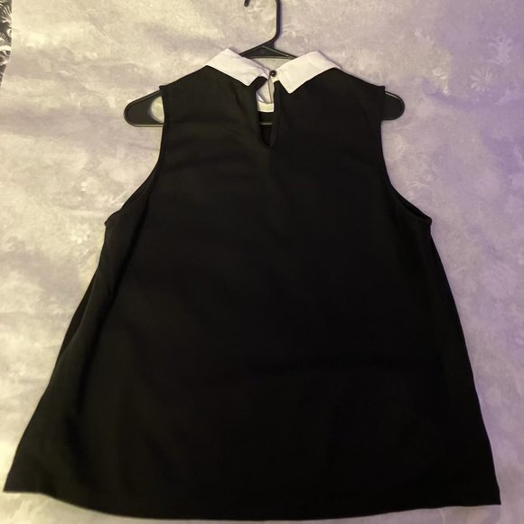 XL Killstar Wednesday Adams I'm Not Perky School Collared Shirt. - Picture 4 of 9